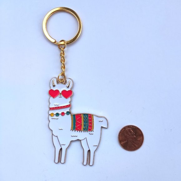 Llama Alpaca Keychain - Picture 4 of 6